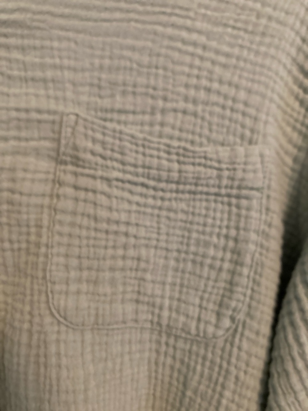 Anne Klein Lightweight Gauze Top in Sage - Picture 3 of 7